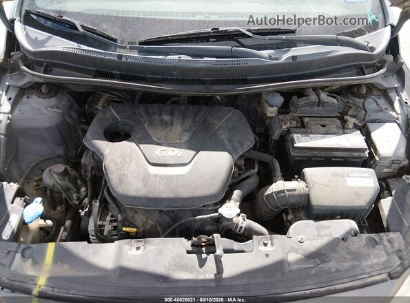 KMHCT4AE8GU949347 2016 HYUNDAI ACCENT Gray Widok z tyłu