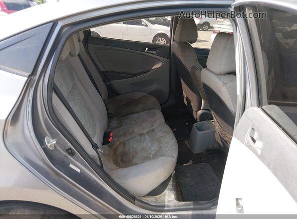 KMHCT4AE8GU949347 2016 HYUNDAI ACCENT Gray Widok naklejki z numerem VIN