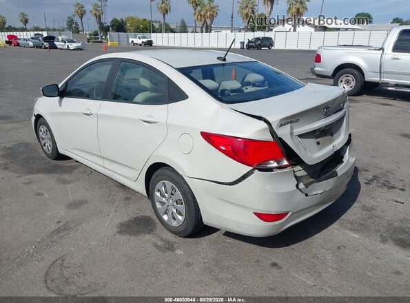 KMHCT4AE8GU963541 2016 HYUNDAI ACCENT Кремовый Задняя левая четверть