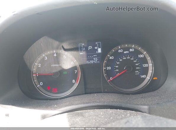 KMHCT4AE8GU963541 2016 HYUNDAI ACCENT Кремовый Вид задних сидений