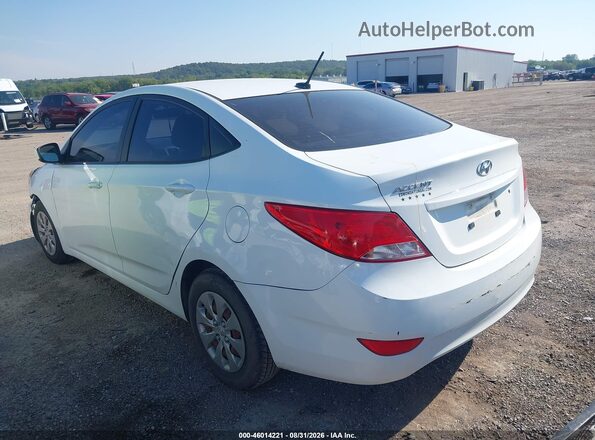 KMHCT4AE8GU969243 2016 HYUNDAI ACCENT White Задня ліва чверть