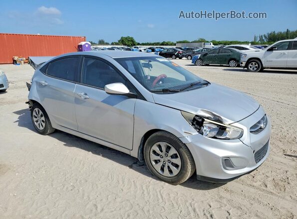 KMHCT4AE8GU974491 2016 HYUNDAI ACCENT Silver წინა მარჯვენა