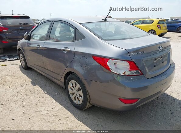 KMHCT4AE8GU984941 2016 HYUNDAI ACCENT Silver Tył lewy