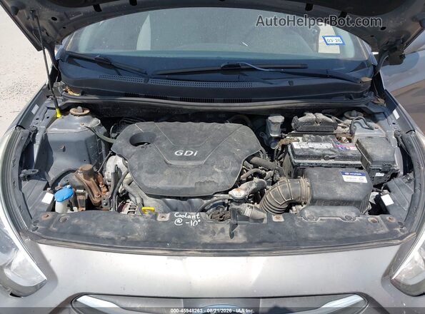 KMHCT4AE8GU984941 2016 HYUNDAI ACCENT Silver Widok z tyłu