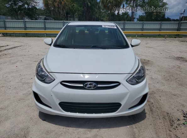 KMHCT4AE8HU261916 2017 HYUNDAI ACCENT White წინა ხედი