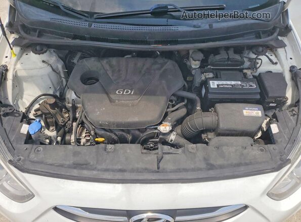 KMHCT4AE8HU261916 2017 HYUNDAI ACCENT White უკანა სალონის ხედი