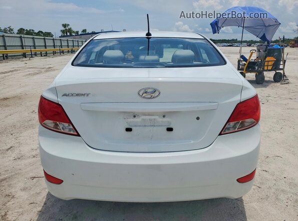 KMHCT4AE8HU261916 2017 HYUNDAI ACCENT White უკანა ხედი