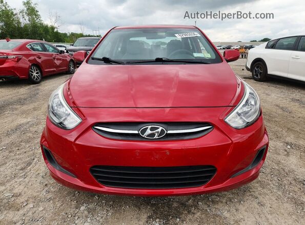KMHCT4AE8HU272625 2017 HYUNDAI ACCENT Red Вид спереду