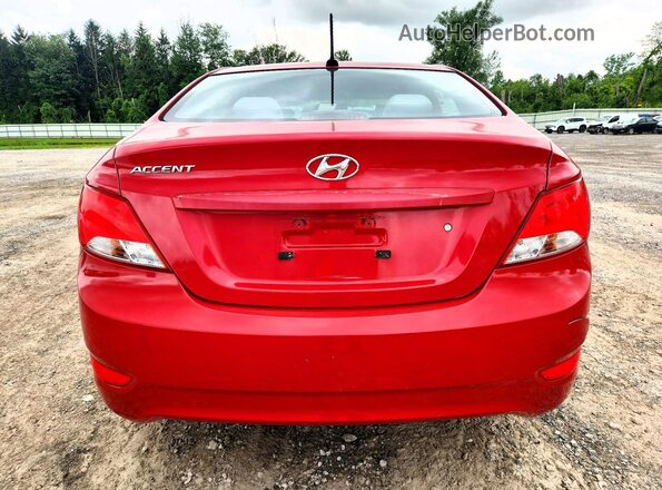 KMHCT4AE8HU272625 2017 HYUNDAI ACCENT Red Вид ззаду