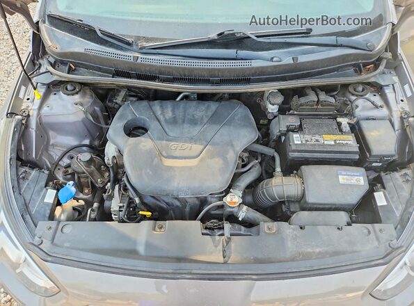KMHCT4AE8HU361000 2017 HYUNDAI ACCENT Gray Вид задньої частини салону