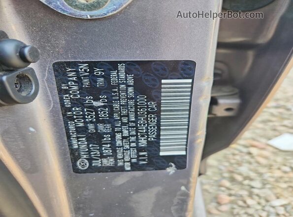 KMHCT4AE8HU361000 2017 HYUNDAI ACCENT Gray Вид підкапотного простору
