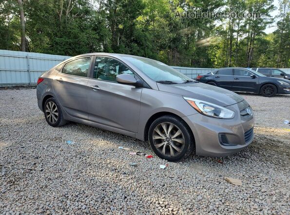KMHCT4AE8HU361000 2017 HYUNDAI ACCENT Gray Передня права чверть