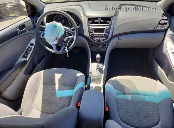 KMHCT4AE8HU377293 2017 HYUNDAI ACCENT Black Vista del salpicadero