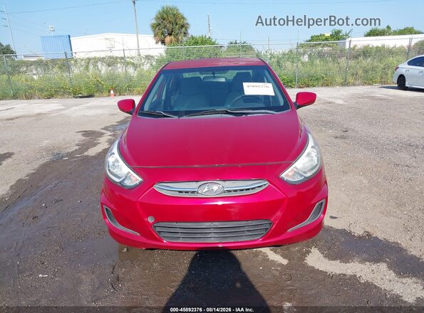 KMHCT4AE8HU387130 2017 HYUNDAI ACCENT Red Front view