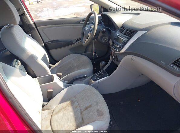 KMHCT4AE8HU387130 2017 HYUNDAI ACCENT Red Front interior view