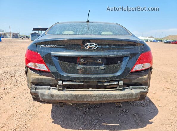 KMHCT4AE9GU099423 2016 HYUNDAI ACCENT Черный Вид сзади