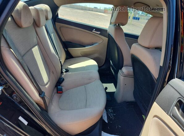 KMHCT4AE9GU099423 2016 HYUNDAI ACCENT Черный Вид задних сидений