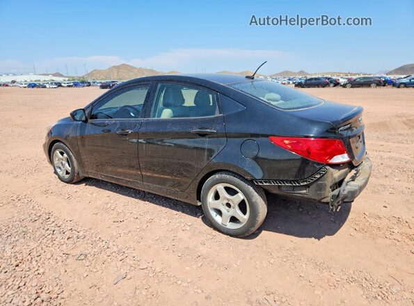 KMHCT4AE9GU099423 2016 HYUNDAI ACCENT Черный Задняя левая четверть