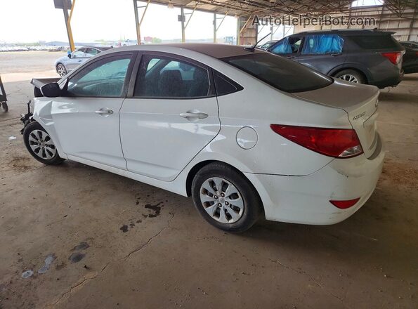 KMHCT4AE9GU123266 2016 HYUNDAI ACCENT White Trasero izquierdo