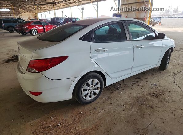 KMHCT4AE9GU123266 2016 HYUNDAI ACCENT White Trasero derecho