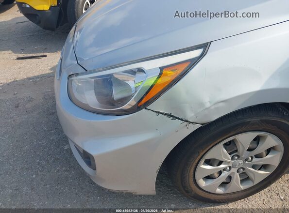 KMHCT4AE9GU128189 2016 HYUNDAI ACCENT Silver Vista frontal