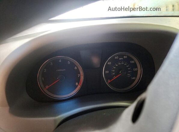 KMHCT4AE9GU155523 2016 HYUNDAI ACCENT Blue ხელსაწყოთა პანელის ხედი