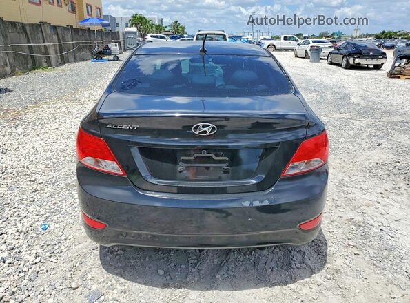 KMHCT4AE9GU157465 2016 HYUNDAI ACCENT Black Հետևի տեսք
