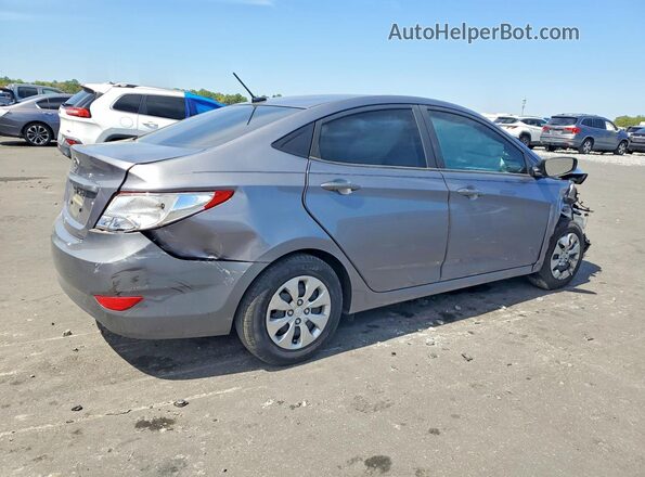KMHCT4AE9GU166022 2016 HYUNDAI ACCENT Gray Задня права чверть