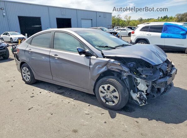 KMHCT4AE9GU166022 2016 HYUNDAI ACCENT Gray Передня права чверть