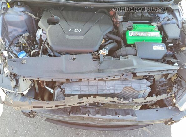 KMHCT4AE9GU166022 2016 HYUNDAI ACCENT Gray Вид задньої частини салону
