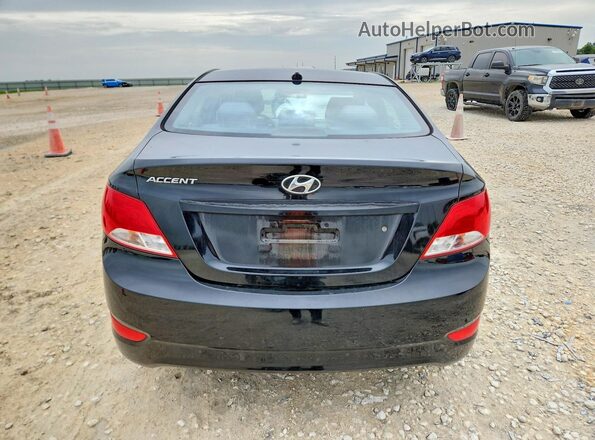 KMHCT4AE9GU989050 2016 HYUNDAI ACCENT Black Вид ззаду
