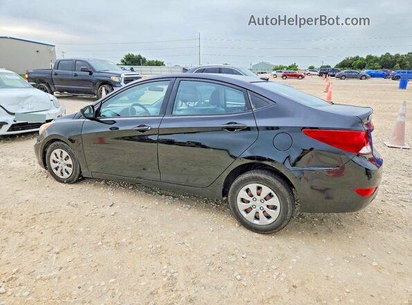 KMHCT4AE9GU989050 2016 HYUNDAI ACCENT Black Задня ліва чверть