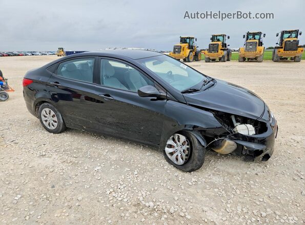 KMHCT4AE9GU989050 2016 HYUNDAI ACCENT Black Передня права чверть