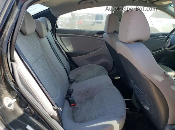 KMHCT4AE9HU276392 2017 HYUNDAI ACCENT Gray Вид задніх сидінь