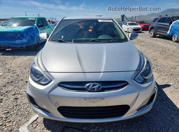 KMHCT4AE9HU297582 2017 HYUNDAI ACCENT Gray წინა ხედი