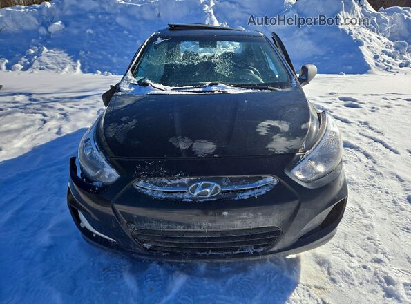 KMHCT4AE9HU318477 2017 HYUNDAI ACCENT Black Вид спереду