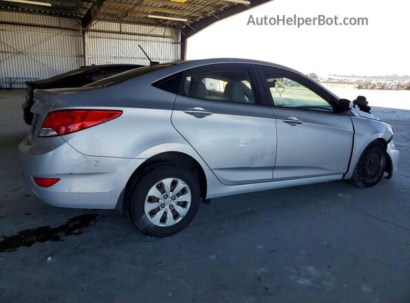 KMHCT4AEXGU058203 2016 HYUNDAI ACCENT Серебряный Задняя правая четверть