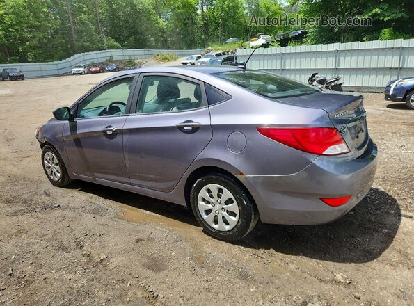 KMHCT4AEXGU072540 2016 HYUNDAI ACCENT Silver Trasero izquierdo