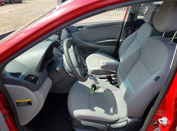 KMHCT4AEXGU075423 2016 HYUNDAI ACCENT Red Vista interior delantera