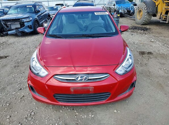 KMHCT4AEXGU075423 2016 HYUNDAI ACCENT Red Vista frontal