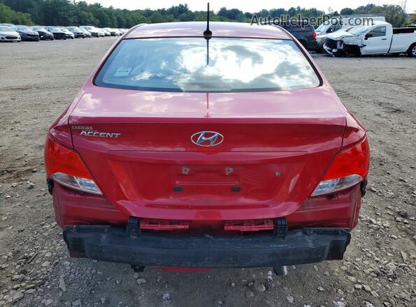 KMHCT4AEXGU075423 2016 HYUNDAI ACCENT Red Vista trasera