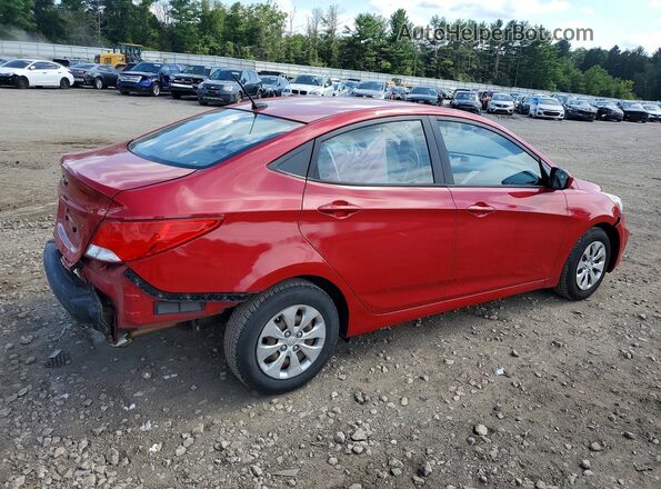 KMHCT4AEXGU075423 2016 HYUNDAI ACCENT Red Trasero derecho
