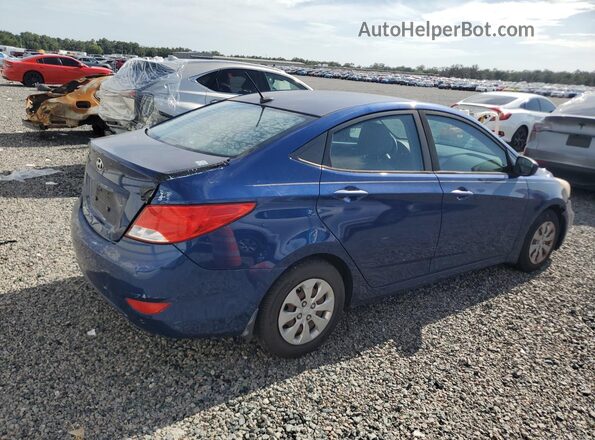 KMHCT4AEXGU084025 2016 HYUNDAI ACCENT Blue Передня права чверть