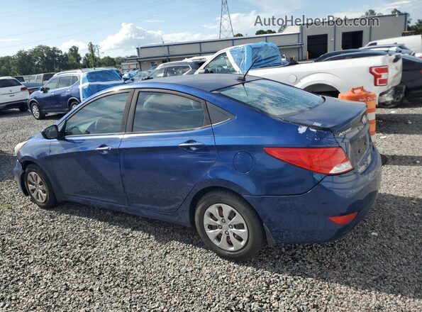 KMHCT4AEXGU084025 2016 HYUNDAI ACCENT Blue Задня права чверть