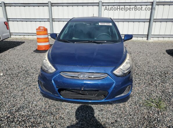 KMHCT4AEXGU084025 2016 HYUNDAI ACCENT Blue Вид щитка приладів