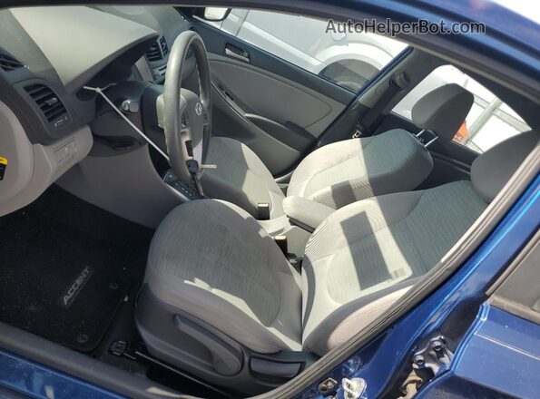 KMHCT4AEXGU084025 2016 HYUNDAI ACCENT Blue Вид наклейки з VIN-кодом