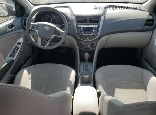 KMHCT4AEXGU084025 2016 HYUNDAI ACCENT Blue Панорамний вид салону 360°