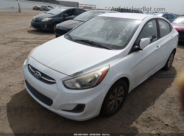 KMHCT4AEXGU093999 2016 HYUNDAI ACCENT White Vista tres cuartos delantera izquierda