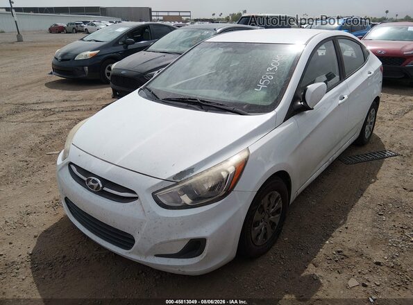 KMHCT4AEXGU093999 2016 HYUNDAI ACCENT White Vista frontal