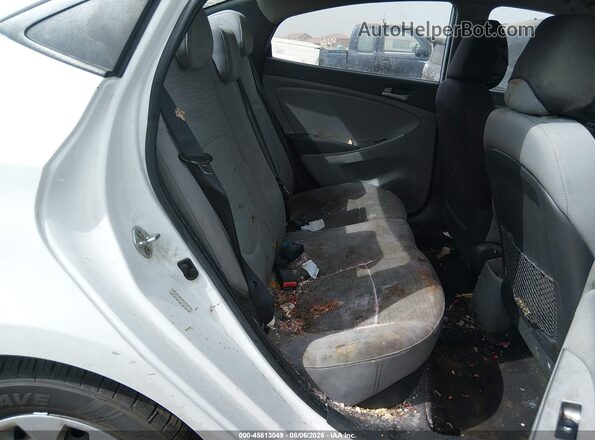 KMHCT4AEXGU093999 2016 HYUNDAI ACCENT White Vista de la etiqueta del VIN